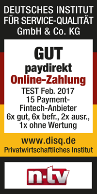 Siegel für paydirekt Siegel für paydirekt